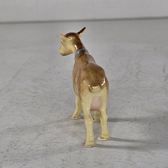 Hagen Renaker Mama Goat Miniature Figurine Blue Collar - Picture 3 of 10